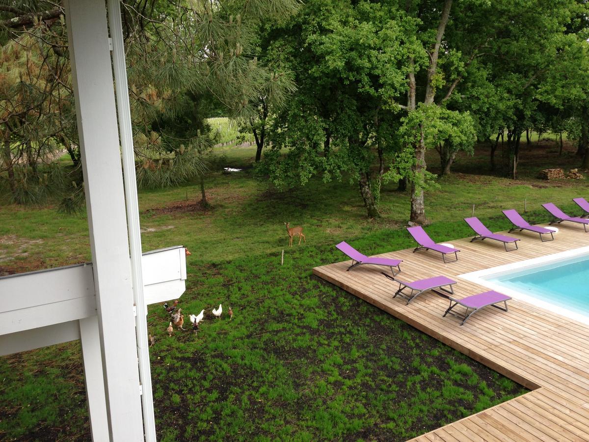 Domaine De Giron Bed and Breakfast Moulis-en-Médoc Exterior foto